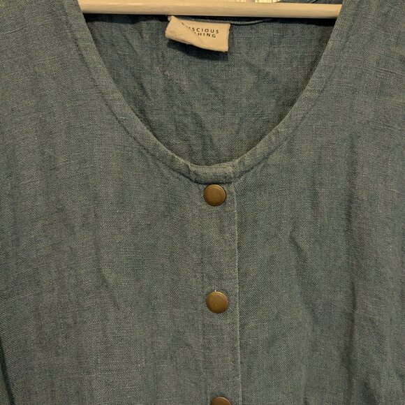 Conscious clothing linen smock - Picture 3 of 4